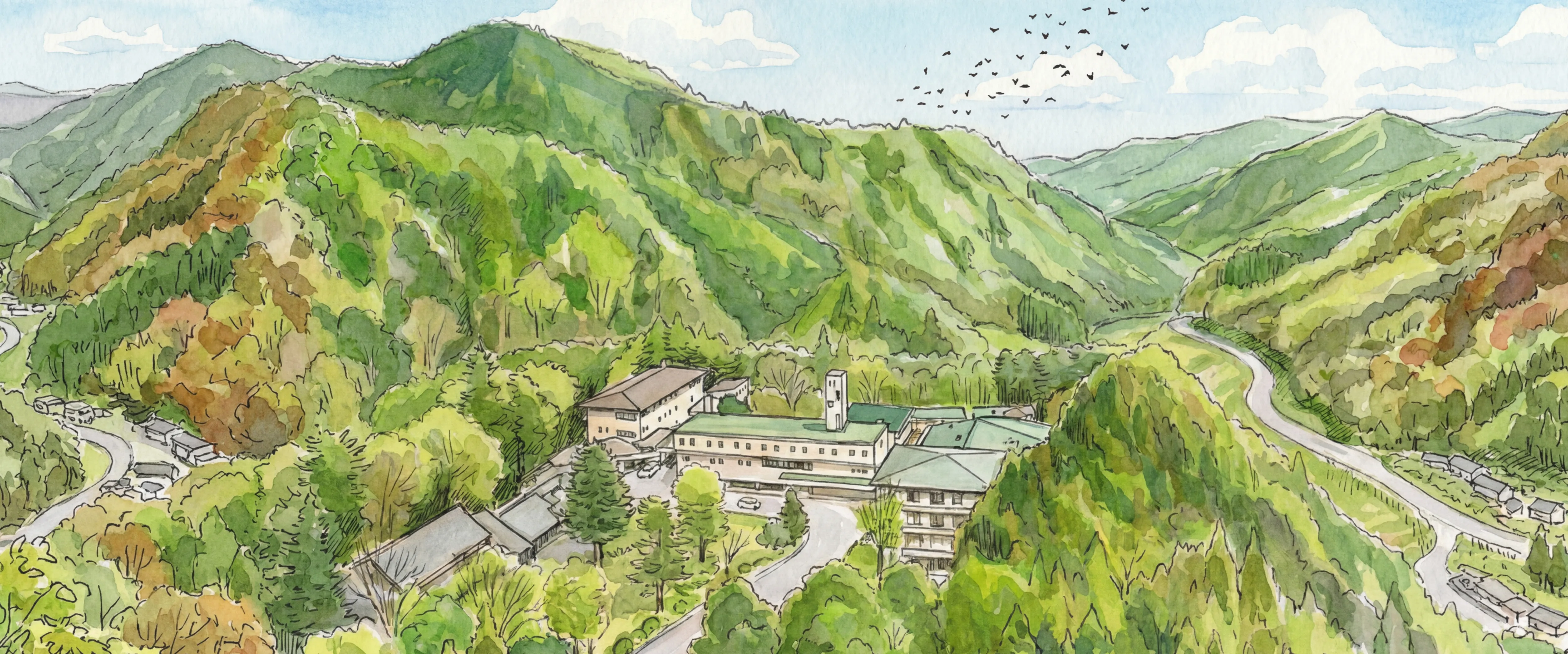 Amagi Center Illustration